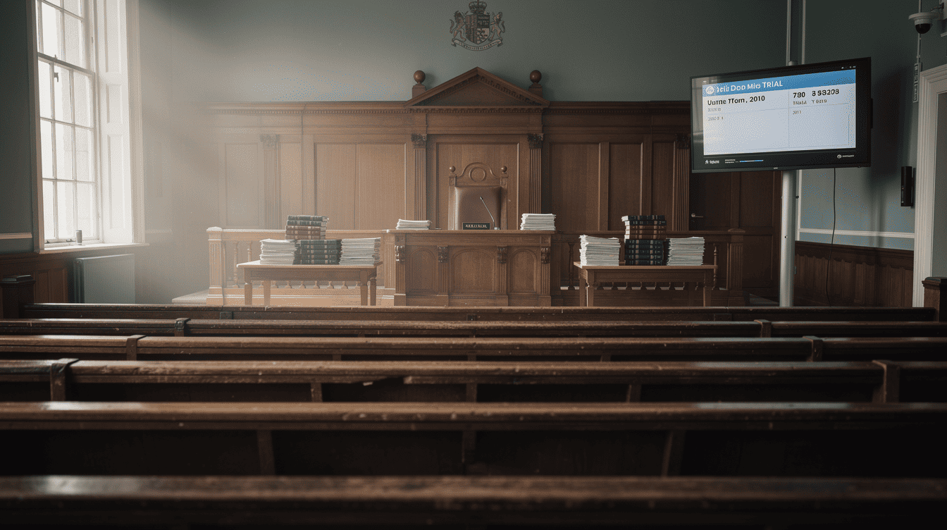 Trial Date: 2030