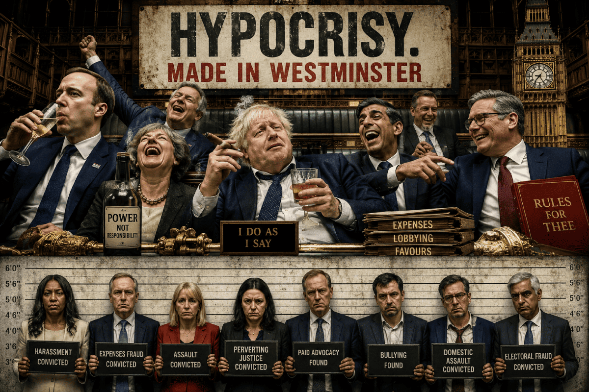 Westminster’s Recent Record Of Crime, Bullying, And Corruption