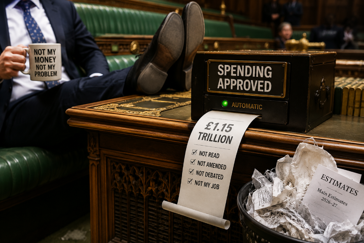 Parliament Votes £1.15 Trillion A Year And Barely Reads Any Of It